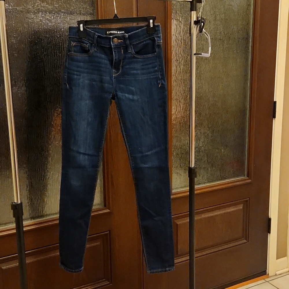 Express Jean's Dark Wash Skinny women's size 4